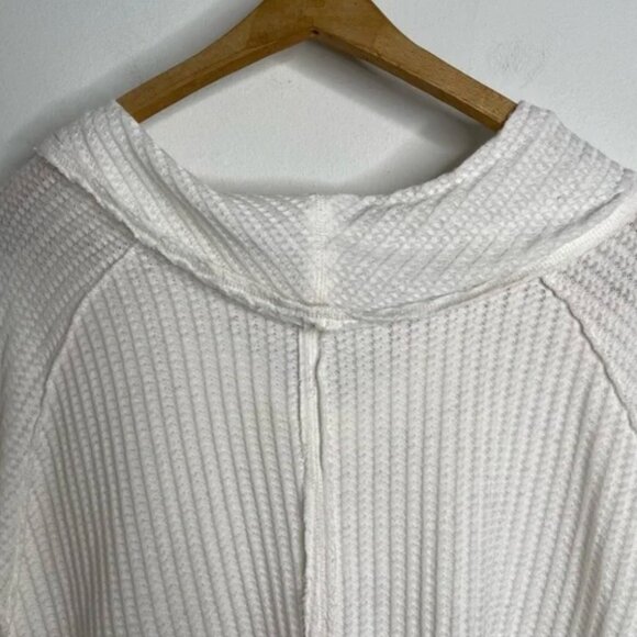 We The Free - Cream Waffle-Knit Top, M - Picture 10 of 10